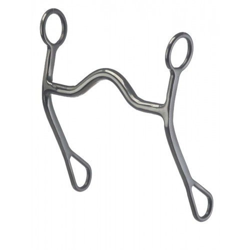 Metalab Racing Dee Slow Twist Snaffle Bit - Greenhawk A